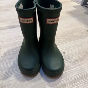 Hunter kids Dark Green rain boots